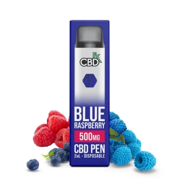 Blue Raspberry CBD Vape Pen EU - 500mg | THC Vape Pen EU