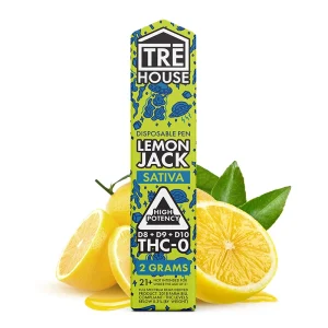 Lemon Jack EU Delta 8 + D9 + D10 + THC-O Vape Pen