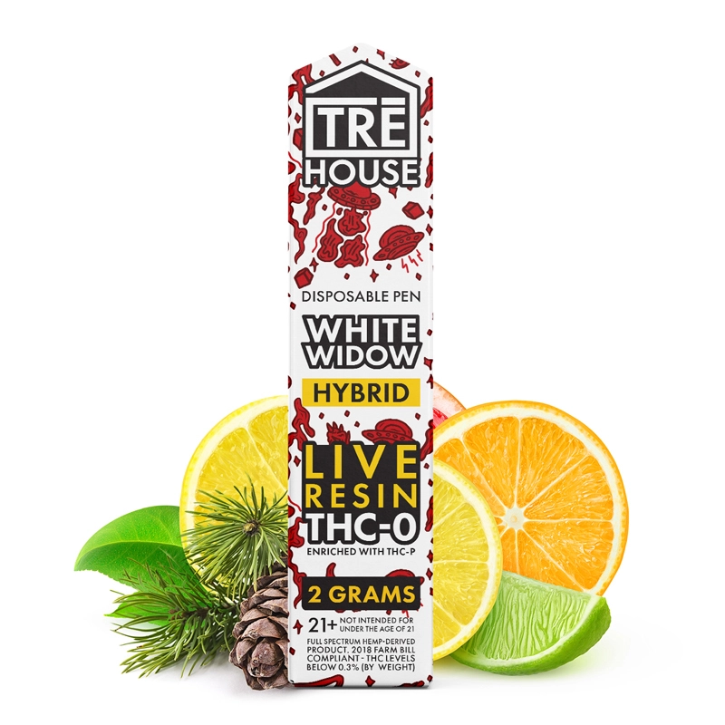 Stylo vaporisateur jetable Live Resin THC-O – White Widow