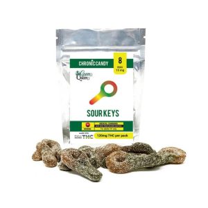Green Queen Sour Keys THC Gummies