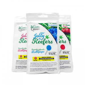 Jolly Reefers Watermelon Lollipops THC (50mg)