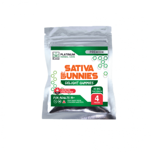 THC Sativa Bunnies Gummy – Triple Strength