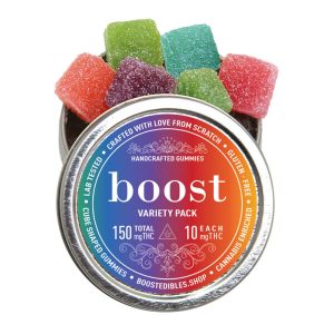 Boost Edibles Multi Pack 150mg THC Cubes