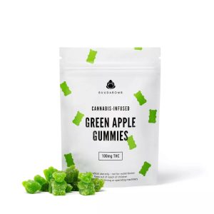 Buddha Bomb Green Apple Gummies (Vegan) 100mg THC