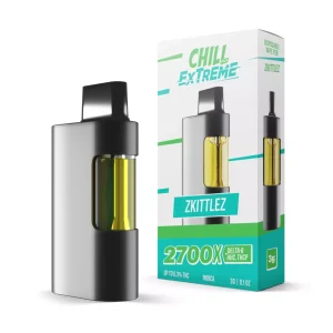 Chill Plus THCP + D8 + HHC Vape Pen - Zkittlez