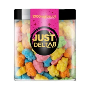 Just Delta 8 Sour Bears Gummies 1000mg