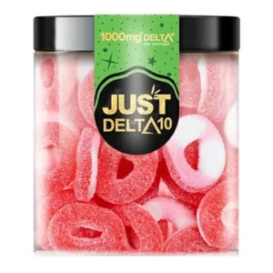 Just Delta10 Watermelon Rings Gummies 1000mg