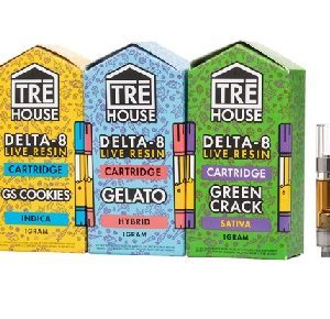 Tre House Delta-8 Live Resin Cartridge