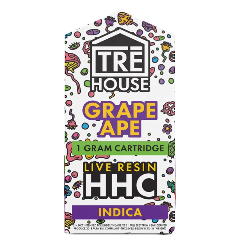 Kartuša za vape TRĒ House Live Resin HHC – Grape Ape