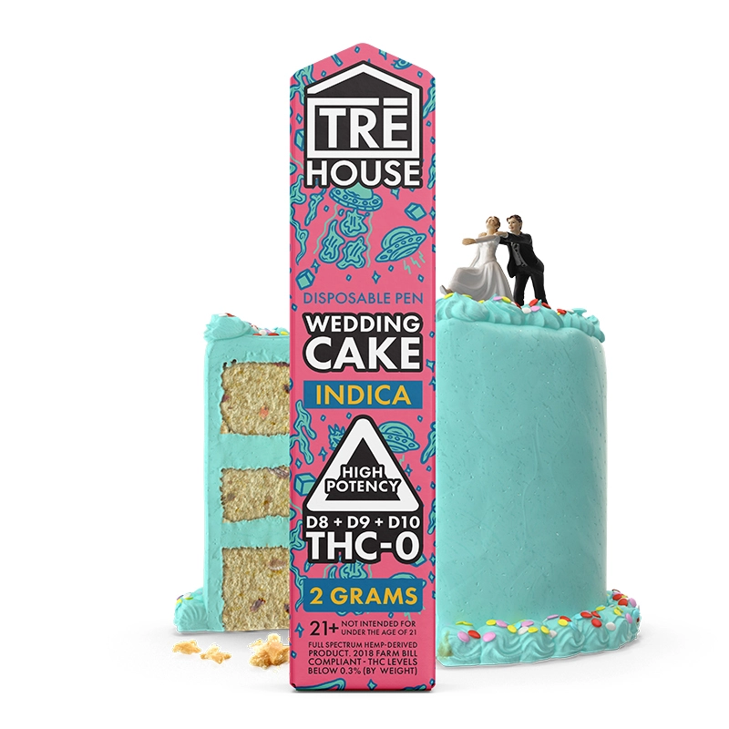 Wedding Cake EU Delta 8 + D9 + D10 + THCO Vape Pen