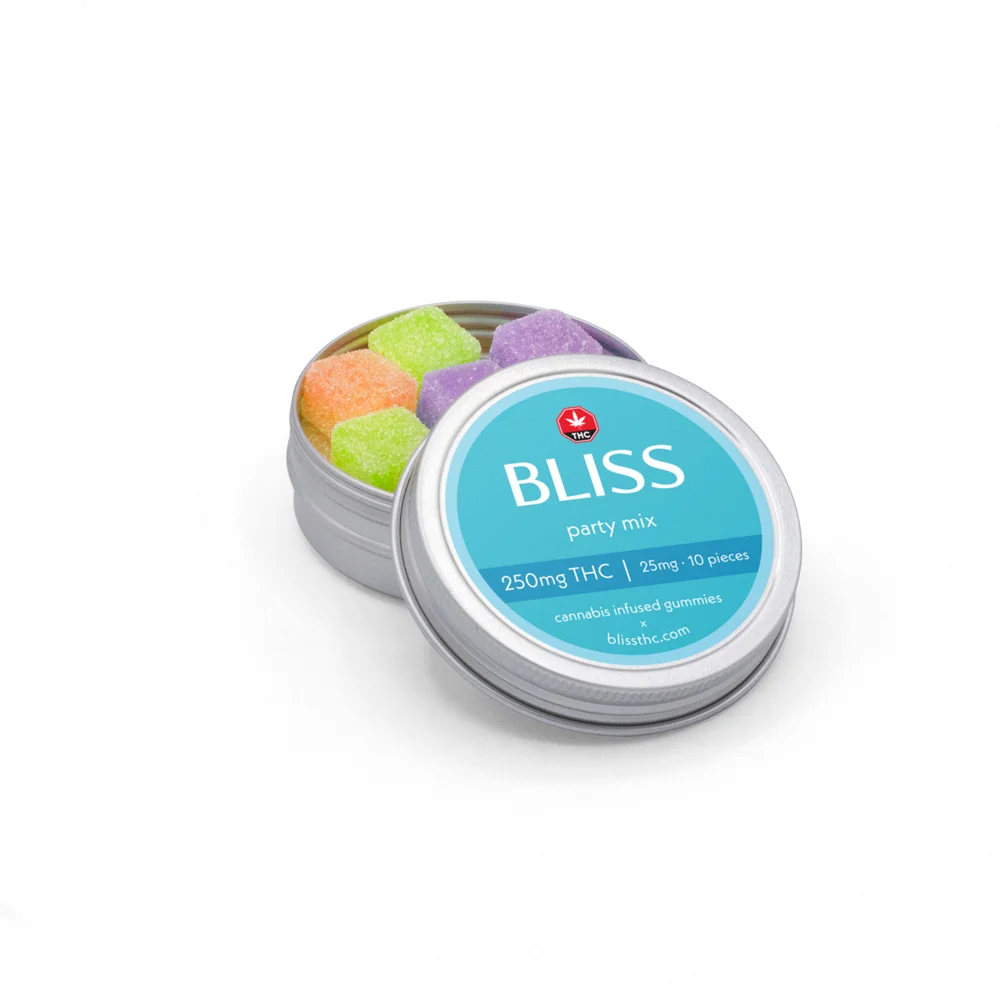 250mg Bliss Party Mix Gummies