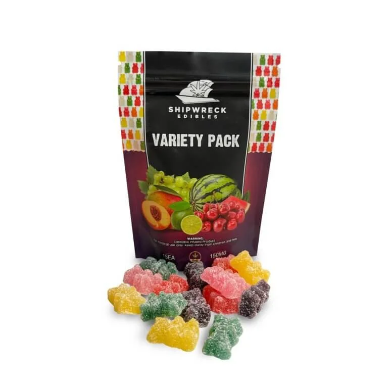 THC Infused Gummy Bears (Variety Pack) – Shipwreck Edibles