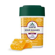 Wana THC Mango Sativa Sour Gummies