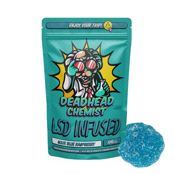 100ug Sour Blue Raspberry Deadhead Chemist