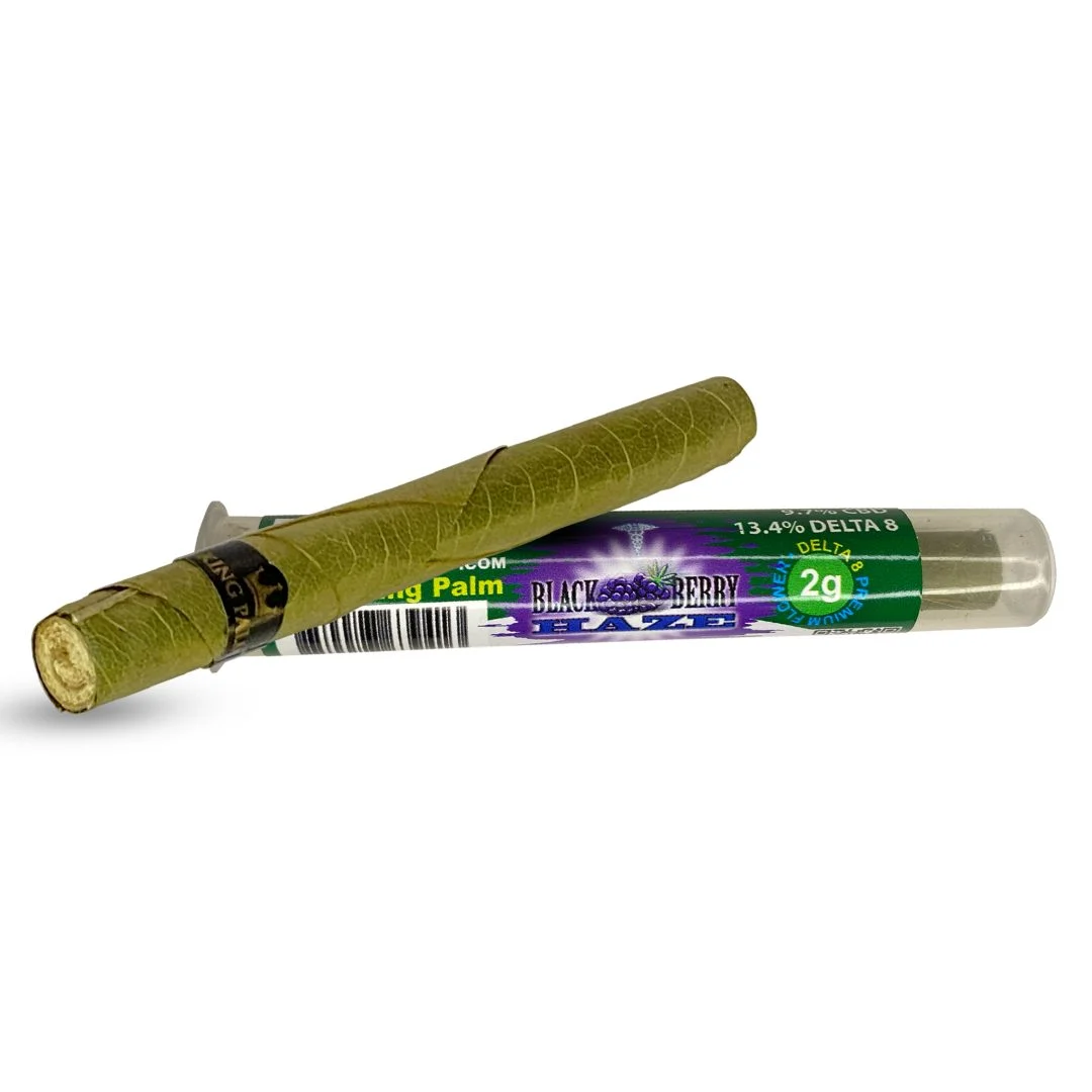 Delta 8 THC Infused Flower Blunt – Blackberry Haze