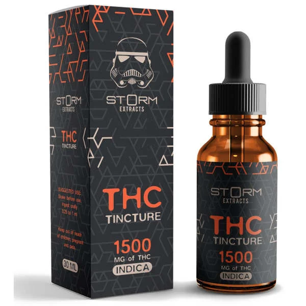 Storm Extracts 1500mg Indica THC Tincture
